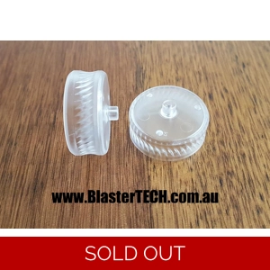 Worker Clear Angled Grooved Flywheels